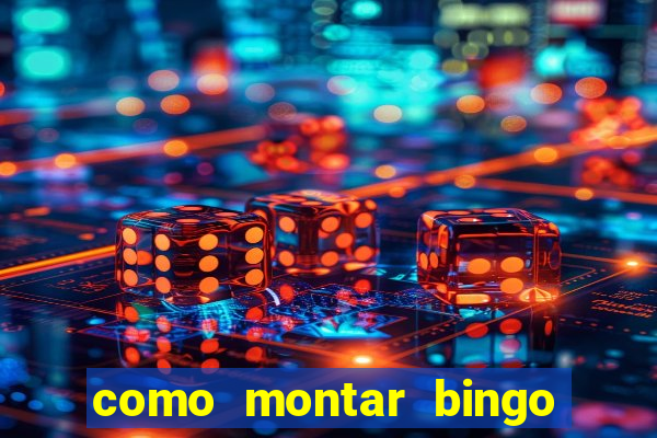 como montar bingo brinquedos toia