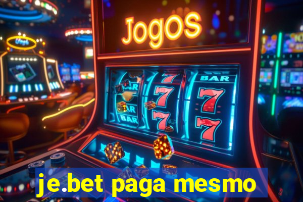 je.bet paga mesmo