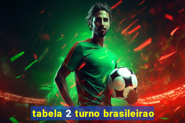 tabela 2 turno brasileirao