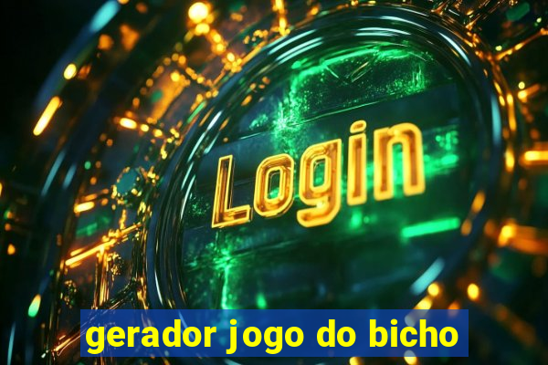 gerador jogo do bicho