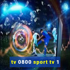 tv 0800 sport tv 1