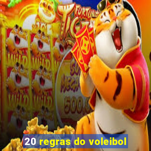 20 regras do voleibol